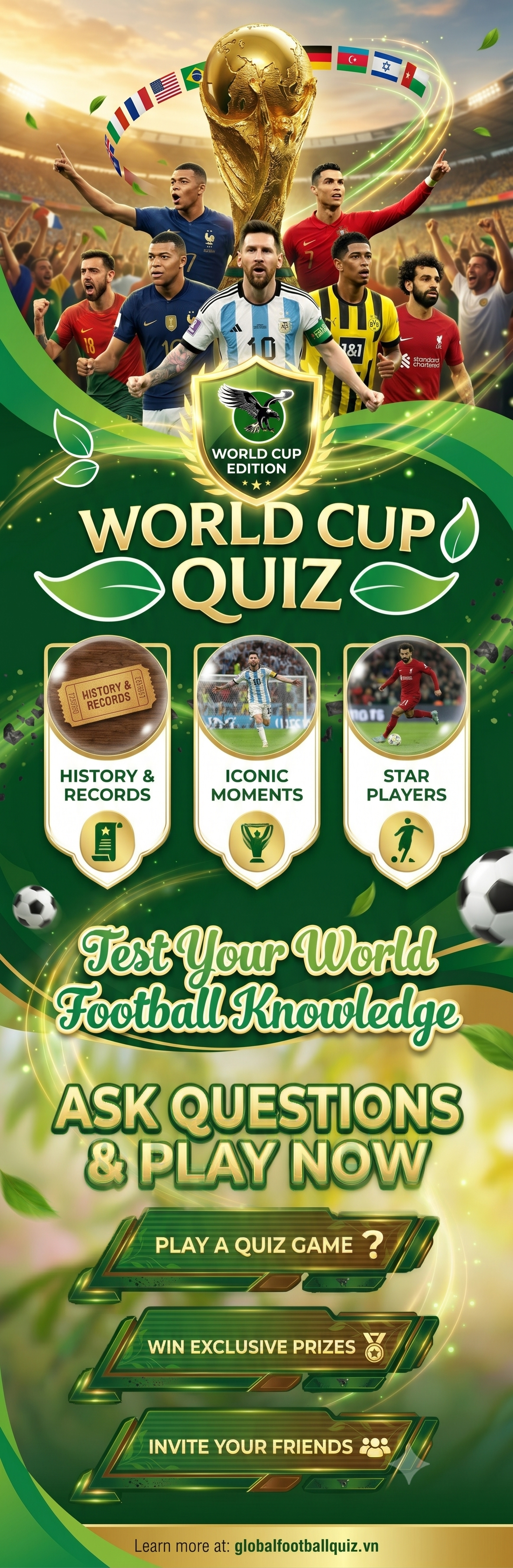 World Cup Quiz Edition Interactive Banner